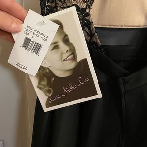 Black / nude dress